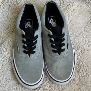 KIDS! Vans Era suede Gray and checker  Sneakers size 3